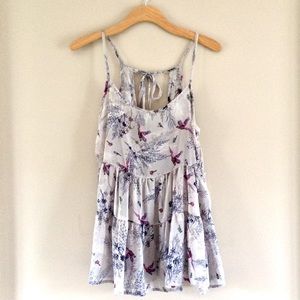Cozy Casual sheer baby doll tank
